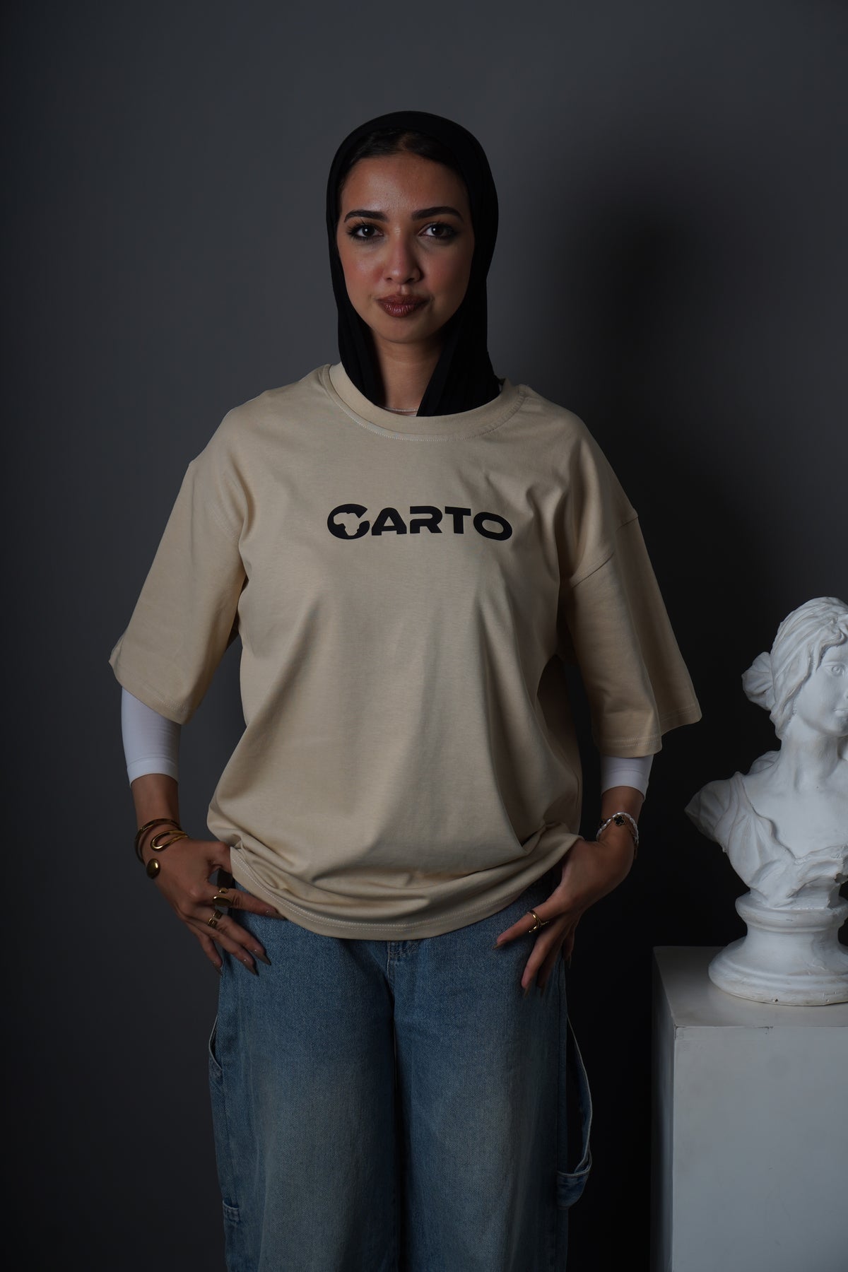 Beige T-shirt